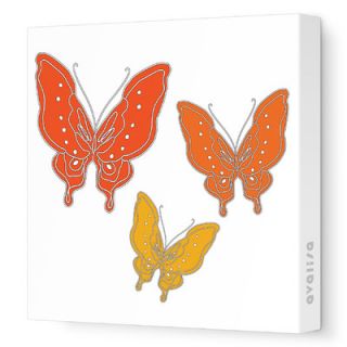 Avalisa Animal   Butterfly Stretched Wall Art Butterfly