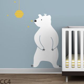 LittleLion Studio Baby Zoo Bear & Hive Wall Decal DCAL VL LA 081 W CC Color 