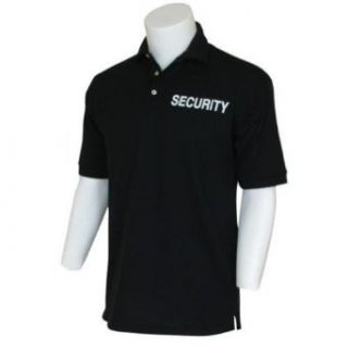 Outdoor Men's Security Imprinted Polo Shirt (White Imprint) at  Mens Clothing store