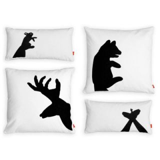 Gus Modern Shadow Puppets Graphic Down Pillows (Set of 4) ECPWPILL wc sp