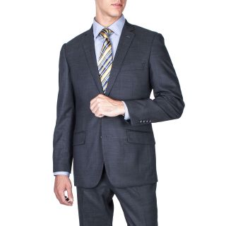 Mens Slim Fit Midnight Blue 2 button Wool Suit