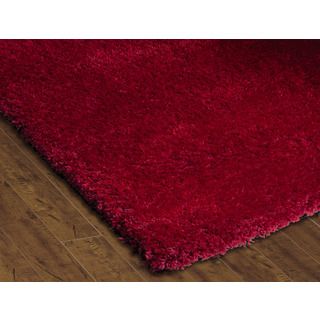 Sands Soft Shag Hot Tamale Red Area Rug (36 X 56)
