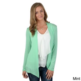 Hailey Jeans Co Hailey Jeans Co. Juniors Open Front Long Sleeve Cardigan Green Size S (1  3)
