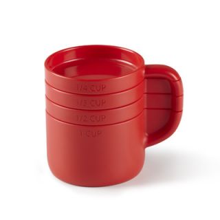 Umbra Cuppa Measuring Cup Set 330675 Color Red
