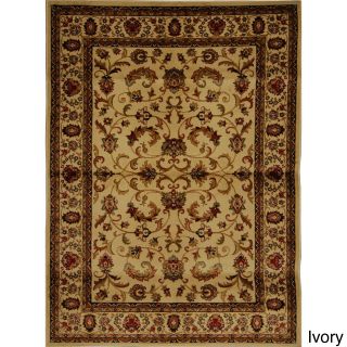 Homeworx Direct Majestic Tabriz Multicolored Oriental Motif Area Rug (78 X 104) Ivory Size 78 x 104