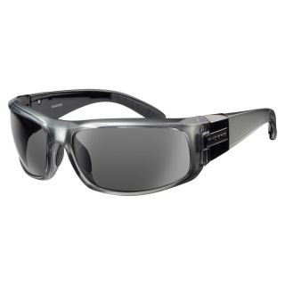 Ryders Mens Rockslide Polarized Clear/ Grey Lens Wrap Sunglasses