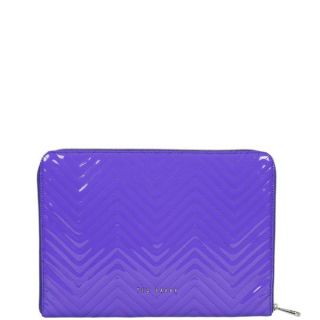 Ted Baker Lianna Quilted Large Laptop Sleeve   Blue      Womens Accessories