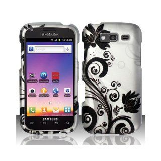 Black Swirl Hard Cover Case for Samsung Galaxy S Blaze 4G SGH T769 Cell Phones & Accessories