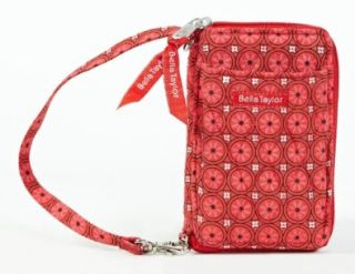 Bella Taylor Poppy Plaid Quilted Cotton Wristlet Wallet Shoes