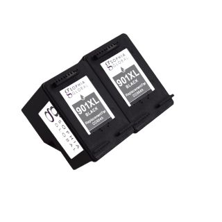 Sophia Global Remanufactured Black Ink Cartridge Replacements For Hp 901xl With Ink Level Display