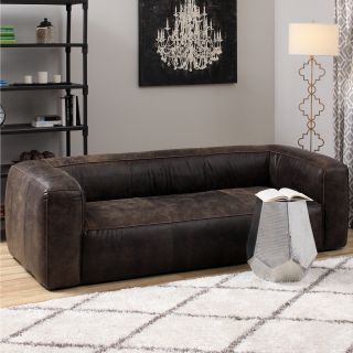 Diva Outback Dark Brown Leather Sofa