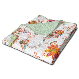 Barcelona Paisley Quilted Cotton Throw