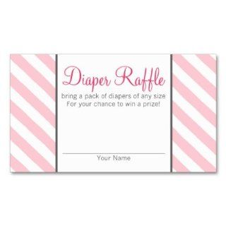 Baby Shower Games   Diaper Raffle Tickets   774 Business Card Template  Business Card Stock 