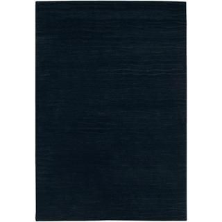 Vinyasa Halcyon Ebony Textured Wool Rug (56 X 8)