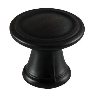 Gliderite Oil Rubbed Bronze Round Deco Cabinet Knobs (pack Of 10)
