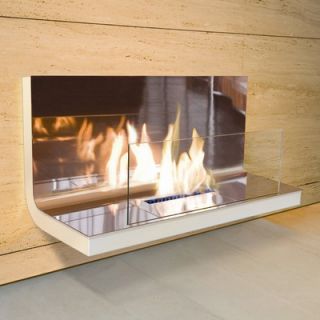 Radius Design Wall Flame Bio Ethanol Fireplace 1*536 Finish Stainless Steel 