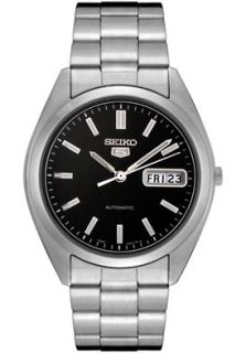 Seiko SNX997  Watches,Mens Automatic Black Dial Stainless Steel, Casual Seiko Automatic Watches