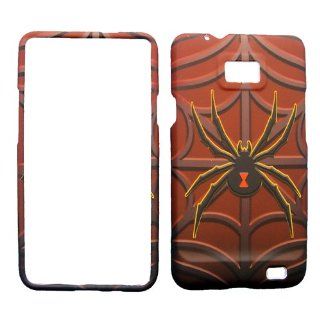 FOR ATT SAMSUNG GALAXY S II SGH I777 BLACK WIDOW SPIDER WEB COVER CASE Cell Phones & Accessories
