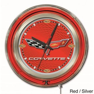 Holland Bar Stool Company Neon Corvette Clock