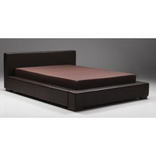 Mobital Maxim Platform Bed BED MAXI XX Size King, Finish Brown Leather