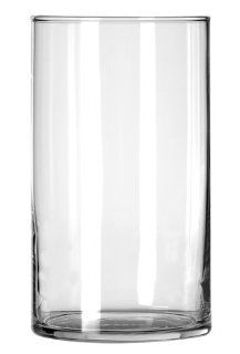 Libbey Cylinder Vase, 6 Inch, Clear, Set of 12  