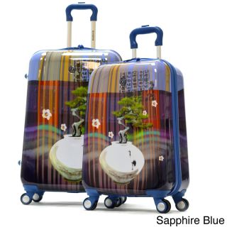 Olympia Arirang Art Series 2 piece Hardside Spinner Luggage Set
