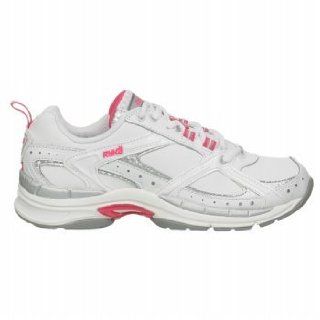 RYKA Women's KR1815WWSP (White/Grey/Dark Pink 7.5 M) Cross Trainer Shoes Shoes