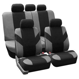Fh Group Gray Road Master Car Seat Covers (full Set)