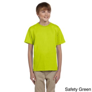 Gildan Gildan Youth Ultra Cotton 6 ounce T shirt Green Size L (14 16)