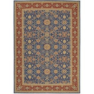 Nourison Hand Hooked 16th Century Navy Rug 56 X 86