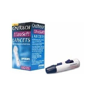 OneTouch Lancing Device + 100 UltraSoft Lancets Health & Personal Care