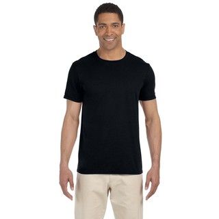 Gildan Mens Black Softstyle Undershirts (pack Of 9)