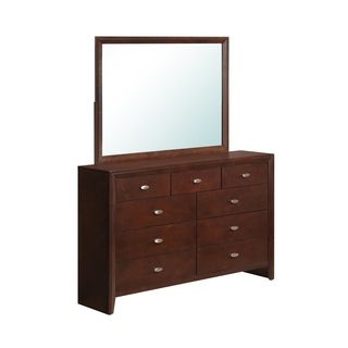 Global Furniture Usa Cherry Carolina Dresser Cherry Size 9 drawer