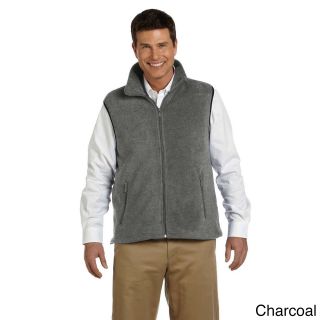 Harriton Mens 8 ounce Fleece Vest Grey Size 3XL