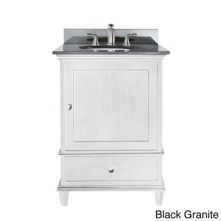 Avanity Windsor 24 inch Single Vanity In White Finish With Sink And Top