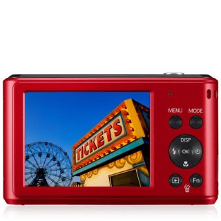 Samsung ES91 Compact Digital Camera (14MP, 5x Optical, 2.7 Inch LCD)   Red      Electronics