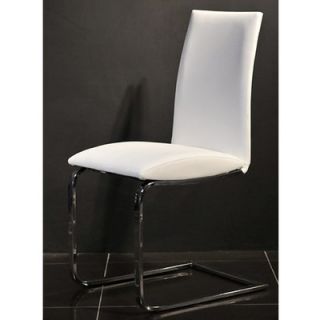 Casabianca Furniture Murano Dining Chair CB/A120 XX Upholstery White Leather