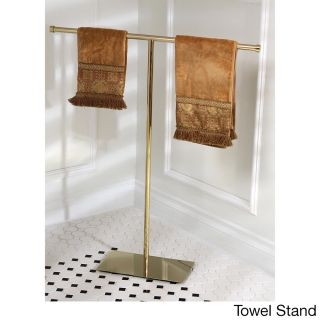 Modern Polished Brass Freestanding Bathroom Accessories