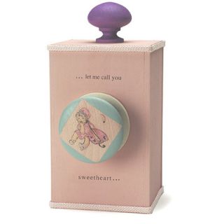 Tree by Kerri Lee Let Me Call You Sweetheart Wind Up Music Box in Distresse
