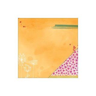 Amy Tangerine Sketchbook Double Sided Paper 12"X12" Saffron Study