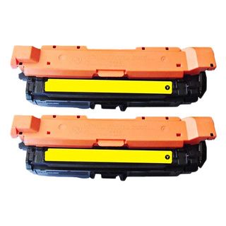 Hp Ce262a (hp 648a) Compatible Yellow Toner Cartridges (pack Of 2)