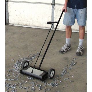 Master Magnetics Magnetic Sweeper with Release — 14in.W, Model# MFSM14RX  Magnets