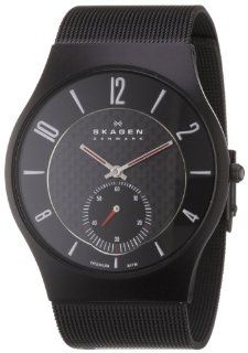 Skagen Men's 805XLTBB Sports Black Titanium Case on Mesh Watch at  Men's Watch store.
