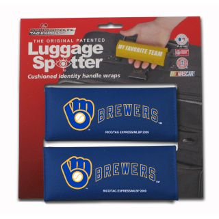 Mlb Nl Milwaukee Brewers Original Patented Luggage Spotter (set Of 2)