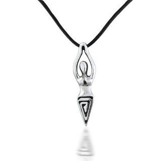 Bling Jewelry Sterling Silver Goddess Fertility Celtic Pendant Necklace 30in Jewelry