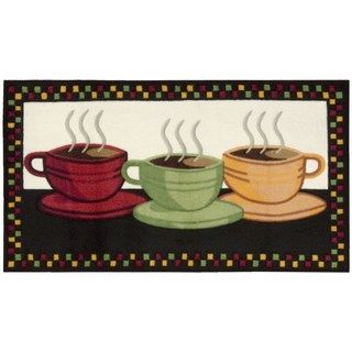 Nourison Accent Decor Black Coffee Trio Rug (110 X 34)
