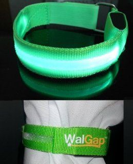 LED Safety Armband Cycling Jogging Walking Reflective LED Armband (6 Colors) (Green)  Sports Reflective Gear  Sports & Outdoors