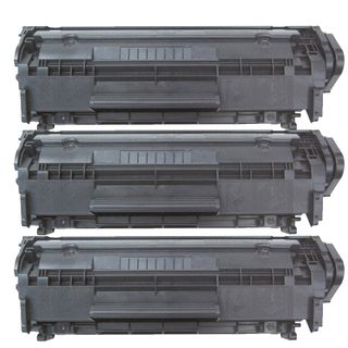 Hp Q2612x (hp 12x) Remanufactured Compatible Black Toner Cartridge (pack Of 3)