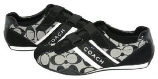 Coach Signature Jenny Sneakers Black White Shoes