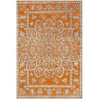 Safavieh Hand knotted Stone Wash Copper Wool/ Cotton Rug (4 X 6)